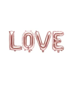 Folieballon LOVE rose gold