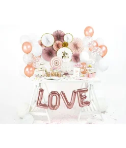 Folieballon LOVE rose gold