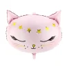 Folieballon Meow Lyserød