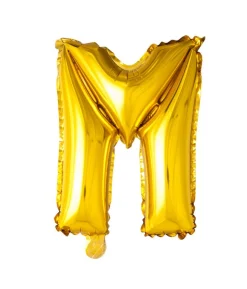 Folie ballon M, guld 41 cm