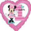 Folieballon Minnie 1st birthday