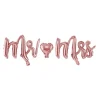 Folieballon Mr & Mrs, rose gold