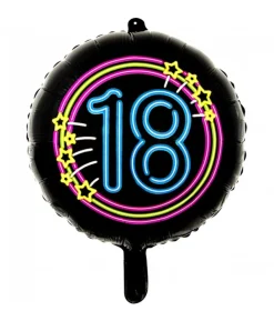 Folieballon 18 Neon Party