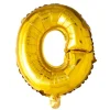 Folie ballon O, guld 41 cm