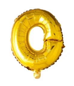 Folie ballon O, guld 41 cm