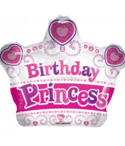 Folieballon Prinsesse, 46 cm