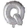 Folie ballon Q, sølv 41 cm