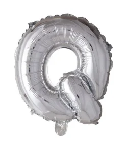 Folie ballon Q, sølv 41 cm