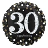 Folieballon 30 år Sparkling
