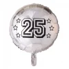 Folieballon 25 Sølv