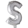 Folie ballon S, sølv 41 cm
