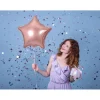 Folieballon Stjerne, Rose gold