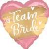 Folieballon Team bride hjerte