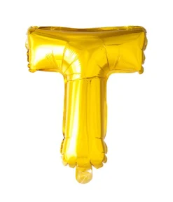 Folie ballon T, guld 41 cm