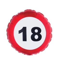 Folieballon trafik skilt 18
