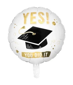 Folieballon Yes! you did it, 45 cm.