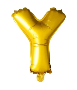 Folie ballon Y, guld 41 cm