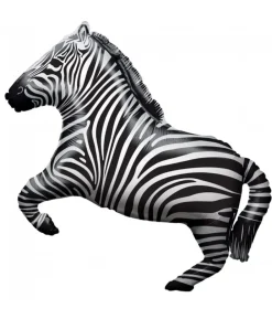 Folieballon Zebra, 71 cm