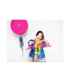 Fuchsia jumbo ballon, 1 stk