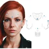 Futuristisk ansigt tatoveringer