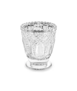 Fyrfadsstage Sølv 8 cm