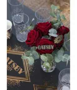 Gatsby bordpynt i træ, 10 stk