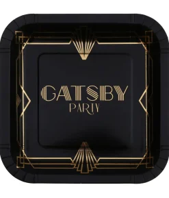 Gatsby paptallerkener, 10 stk