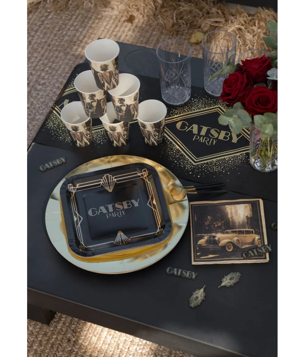 Gatsby paptallerkener, 10 stk