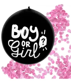 Gender reveal - Boy or Girl ballon, pige 60 cm
