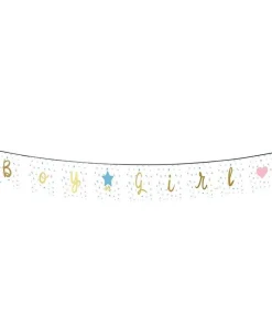 Gender reveal - Boy or Girl guirlande, 220 cm