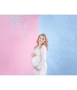 Gender reveal - Boy or Girl konfettirør, blå