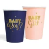 Gender reveal - Boy or Girl papkrus, 8 stk