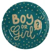 Gender reveal - Boy or Girl paptallerken, 23 cm