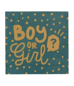 Gender reveal - Boy or Girl servietter, 20 stk