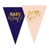 Gender reveal - Boy or Girl vimpelguirlande, 10 m