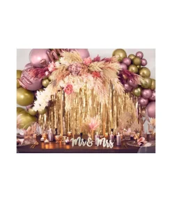 Glossy guld ballon, 60 cm