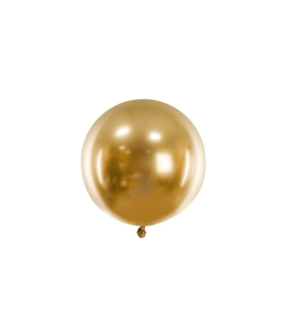 Glossy guld ballon, 60 cm