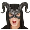 Grå maske med horn