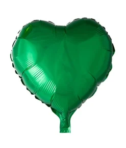 Grøn folieballon, Hjerte