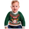 Grøn julesweater