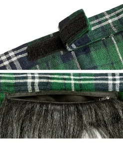 Grøn kilt med pung