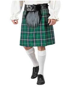 Grøn kilt med pung