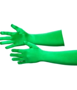 Grønne lange handsker
