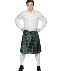 Grøn skotskternet kilt