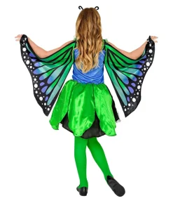 Grønt Sommerfugl kostume