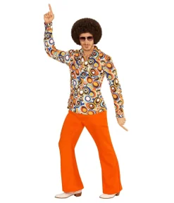 Groovy Bubbles 70er skjorte