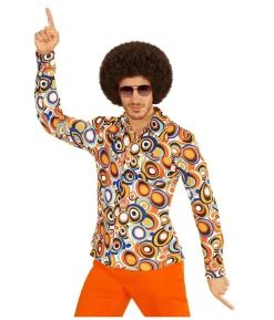 Groovy Bubbles 70er skjorte