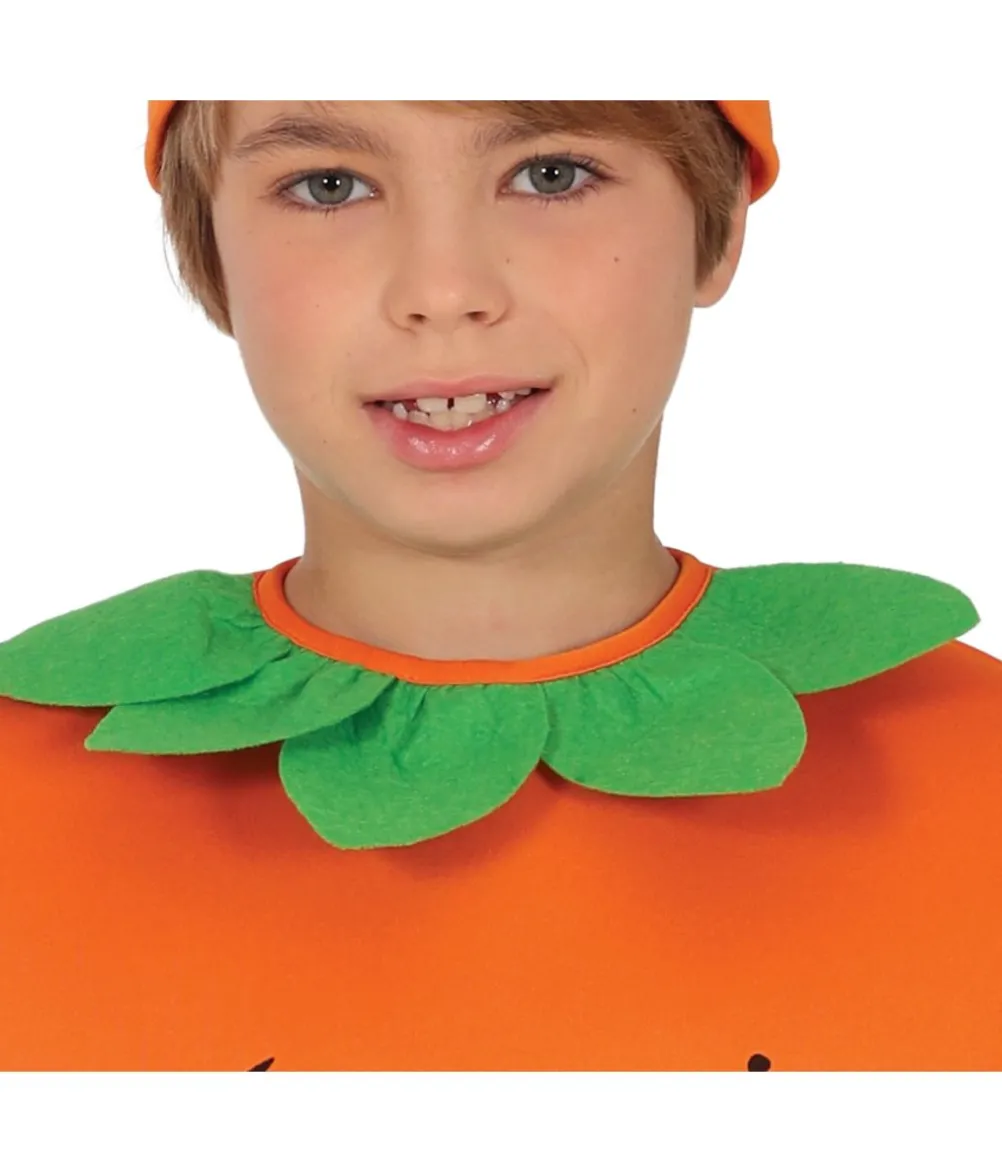 Græskar poncho med hat