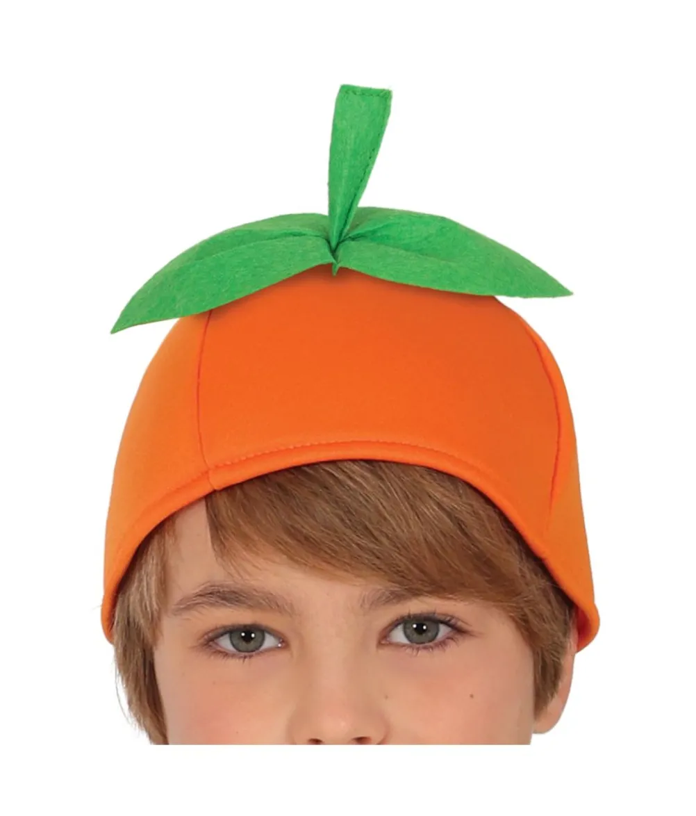 Græskar poncho med hat