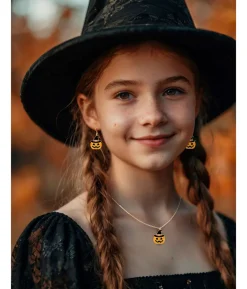 Græskar smykkesæt